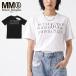  O-Bon .. сначала рассылка [ параллель импортные товары ] M M Schic s mezzo n Margiela Kids MM6 Maison Margiela Logo короткий рукав футболка 