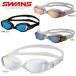 SWANS（スワンズ） オープンウォータースイムゴーグル ミラーレンズモデル OWS-1M ワイドな視界でトライアスロンに最適な超お値打ちなゴーグル