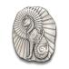 [ written guarantee attaching .] ( new goods ) Canada ejipto. cat original silver 5 ounce high relief antique bar 