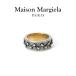 [TIME SALE] Maison Margiela mezzo n Margiela sterling кольцо SM1UQ0097 P6476 965 Gold серебряный мужской женский подарок подарок 