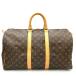  Louis Vuitton LOUIS VUITTON ключ poru45 сумка "Boston bag" монограмма парусина M41428 Gold металлические принадлежности FL8903 путешествие сумка 