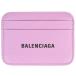  Balenciaga BALENCIAGA Logo принт футляр для карточек лиловый кожа 593812 1IZI3 5360