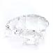  Swarovski SWAROVSKI бегемот. родители . произведение искусства украшение 5135920 прозрачный интерьер 