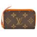  Louis Vuitton LOUIS VUITTON монограмма myuru TIKKA ruto футляр для карточек pimon orange M60908