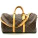  Louis Vuitton LOUIS VUITTON ключ poru50 сумка "Boston bag" монограмма парусина кожа M41416 Brown Gold металлические принадлежности 