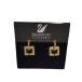  Swarovski SWAROVSKI квадратное цветочный узор серьги Gold есть перевод 