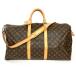  Louis Vuitton LOUIS VUITTON ключ poru55 сумка "Boston bag" монограмма парусина M41414