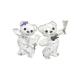  Swarovski SWAROVSKI Chris Bear Let*s Celebrate произведение искусства украшение 5063325 прозрачный интерьер 