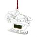 PEANUTS Snoopy Crystal Sleigh Rides Ray * ride орнамент 20cm прозрачный 50 anniversary commemoration Woodstock MARQUIS