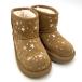  UGG UGG Classic Mini II Star мутон ботинки замша 1115852T каштан, орех 16cm Kids 