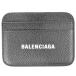  Balenciaga BALENCIAGA Logo принт футляр для карточек чёрная кожа 593812 1IZIM 1090