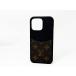  Louis Vuitton iPhone кейс смартфон кейс монограмма IPHONE* бампер 14 PRO M81998 черный чёрный кожа 