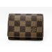  Louis Vuitton Damier футляр для карточек Anne verop*karutodu vi jitoN62920 футляр для визитных карточек мужской женский 