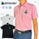  весна лето специальная цена кошка pohs объект Golf одежда рубашка с коротким рукавом рубашка-поло с коротким рукавом Gotcha Golf 242GG1212 мужской . пот скорость .UV cut dry вода суша обе для большой размер иметь 