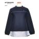 makrega- женский M.L футболка 311716672 Layered способ ворсистый туника длина футболка тренировочный спортивная фуфайка McGREGOR