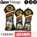 [ специальная цена ликвидация товар ][3 позиций комплект ]gi at Vintage CHEERS! PU кожа дерево крышка головки цилиндров (#1/#3/#5) вышивка 250 [ распродажа товара * outlet ]