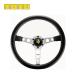 MOMO ���� �X�e�A�����O �n���h�� PROTO TIPO(SILVER SPOKE) �u���b�N���U�[ P-2