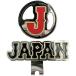  samurai Japan Golf маркер (габарит) зажим имеется магнит тип WBC2026 модель JAPAN Logo диаметр 30mm steel материалы официальный лицензия товар красный SJAC-6113