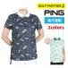 [ витрина выставленный товар ] булавка Golf одежда женский общий рисунок принт рубашка-поло с коротким рукавом 622-5160208 PING полиэстер общий Logo bai цвет 