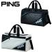 2025 PING булавка Golf GB-U2516en Boss сумка "Boston bag" 38573 WHITE/BLACK Япония стандартный товар pnap