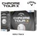  Callaway Хромированный Tour X Triple грузовик мяч для гольфа 1 дюжина (12 лампочка )2026