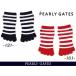 [NEW]PEARLY GATES Pearly Gates дамский 5 пальцев окантовка короткие носки предотвращение скольжения есть =MADE IN JAPAN= 053-6186004/25D[ стандартный товар ]