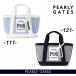 [PREMIUM SALE 30%OFF]PEARLY GATES Pearly Gates ko- слив × брезент большая сумка type Cart сумка Logo очарование имеется 053-6281612/26B [ стандартный товар ]