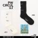 [ весна лето новый ][PW CIRCULUS*pi- Dub ryusa-kyulas] [ инсектицид обработка ] мужской задний LOGO средний длина носки [GN7ILM-0321]