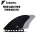 �ե塼���㡼 �ե��� �ĥ��󥭡��� FUTURES FIBER GLASS TWIN KEEL FK2�����ե��� TWIN 2FIN �ĥ���ե��� �ղ� ����