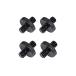 YFFSFDC all-purpose 1/4" male -1/4" male camera screw double head stud aluminium alloy 4 piece set multi-purpose photographing for screw screw adapter 