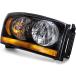 ¹͢ʡHEADLIGHTSDEPOT Headlight Compatible with Dodge Ram 1500 2500 3500 B