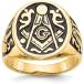 ¹͢ʡSaris and Things 14K Yellow Gold Men's Masonic Ring Size 10