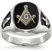 ¹͢ʡSaris and Things 14K White Gold Men's Masonic Ring Size 10