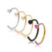 ¹͢ʡREVOLIA 18G 5Pcs Stainless Steel Nose Rings Hoop Body Piercing J