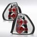 Autozensation Compatible with Chevy Malibu 2004-2007  Chrome Housing Clear Lens Tail Lights  L+R Pair Taillight Assembly¹͢