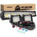 ¹͢ʡNilight Led Light Bar Set 20Inch 420W Triple Row Spot Flood Combo Wo