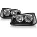 PM PERFORMOTOR 2Pcs Replacement Headlights(Headlamps) Assembly Compatible with 06-10 Dodge Charger Black Housing/Clear Lens¹͢