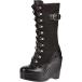 HARLEY-DAVIDSON FOOTWEAR Women's Celina 10inch LACE Wedge Fashion Boot  Black  8¹͢
