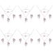¹͢ʡۥ֥饤ᥤ ե, , 륳 DHQH Bridesmaid Earrings Necklace Set of 6