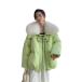 ¹͢ʡUXZDX GreenShort Down Jacket Women's Chinese Knot Bread Goose Do