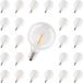 Romwish G40 LED Bulbs for Outdoor String Lights  E12 Screw Base Shatterproof Edison Bulb String Lights  2200k Warm White G40 Replacement Bulbs Equv