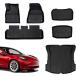 ¹͢ʡHouseables Tesla Model 3 Floor Mats  All Weather Liners  6 Piece Set