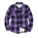 ¹͢ʡZENTHACE Womens Plaid Shacket Jacket Sherpa Lined Flannel Shirt
