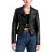 ���¹�͢���ʡ�FHQueen Women's Faux Leather Jacket Varsity Moto Biker Bomber Ja