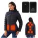���¹�͢���ʡ�NBtoUS Womens Heated Jacket with 2PCS 10000mAh Power Bank,3 Heat