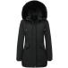 MOERDENG Women's Long Winter Down Coat Thicken Fleece Lined Park ¹͢