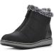 WHITE MOUNTAIN Women's Shoes Tamarin Puffer Ankle Bootie  Black/Fabric  9.5 W¹͢
