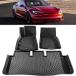¹͢ʡFREEMOTOR802 Compatible with 2021-2023 Tesla Model S Floor Mats  3D