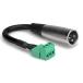 Hosa ( ho sa) переходник евро блок мужской -XLR мужской PHX-106M BULK