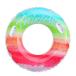  надувной круг Rainbow отходит колесо плавание отходит . симпатичный float ручка есть воздушный насос складной модный для взрослых детский пляж бассейн party e